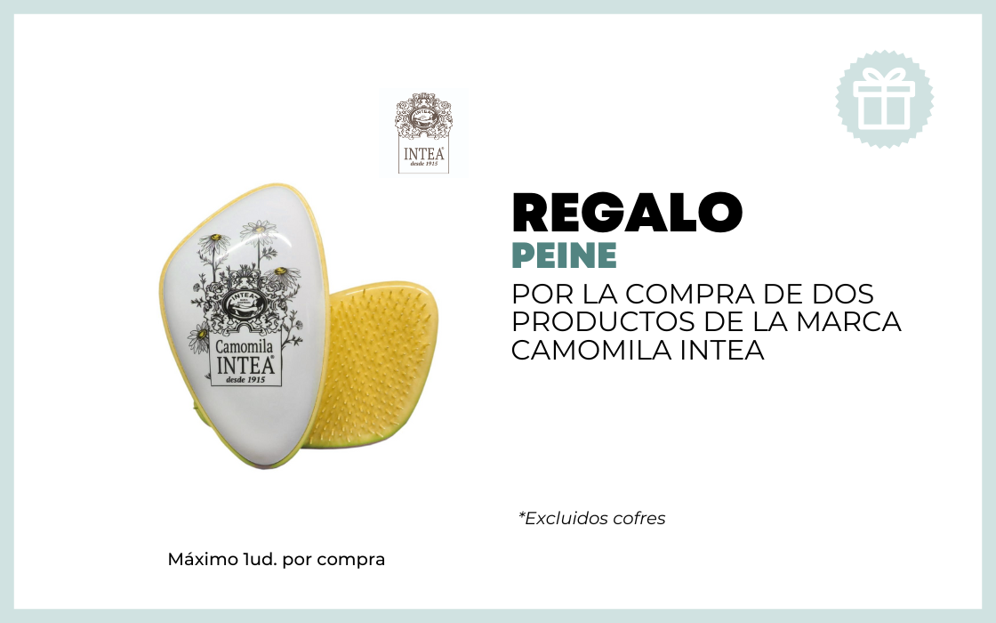 REGALO PEINE POR LA COMPRA De DOS PRODUCTOS De LA MARCA CAMOMILA INTEA