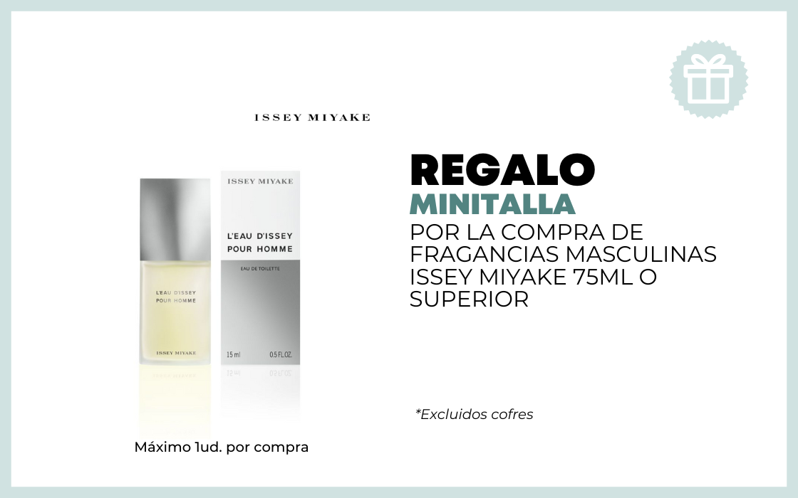 REGALO NECESER POR LA COMPRA DE FRAGANCIAS ISSEY MIYAKE MASCULINAS 75ML O SUPERIOR excluidos cofres