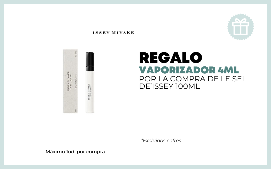 REGALO VAPORIZADOR 4ML POR LA COMPRA DE LE SEL D'ISSEY 100ML excluidos cofres