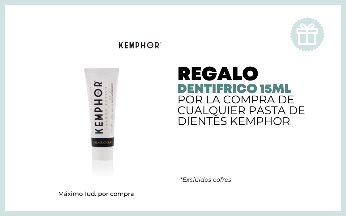 REGALO DENTÍFRICO 15ML POR LA COMPRA DE CUALQUIER PASTA DE DIENTES KEMPHOR