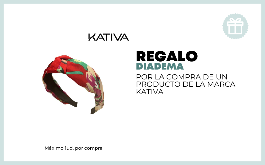 REGALO DIADEMA POR LA COMPRA DE UN PRODUCTO KATIVA