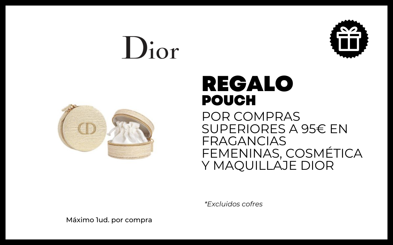 REGALO NECESER POR COMPRAS SUPERIORES A 85 EN LA MARCA DIOR excluidos cofres