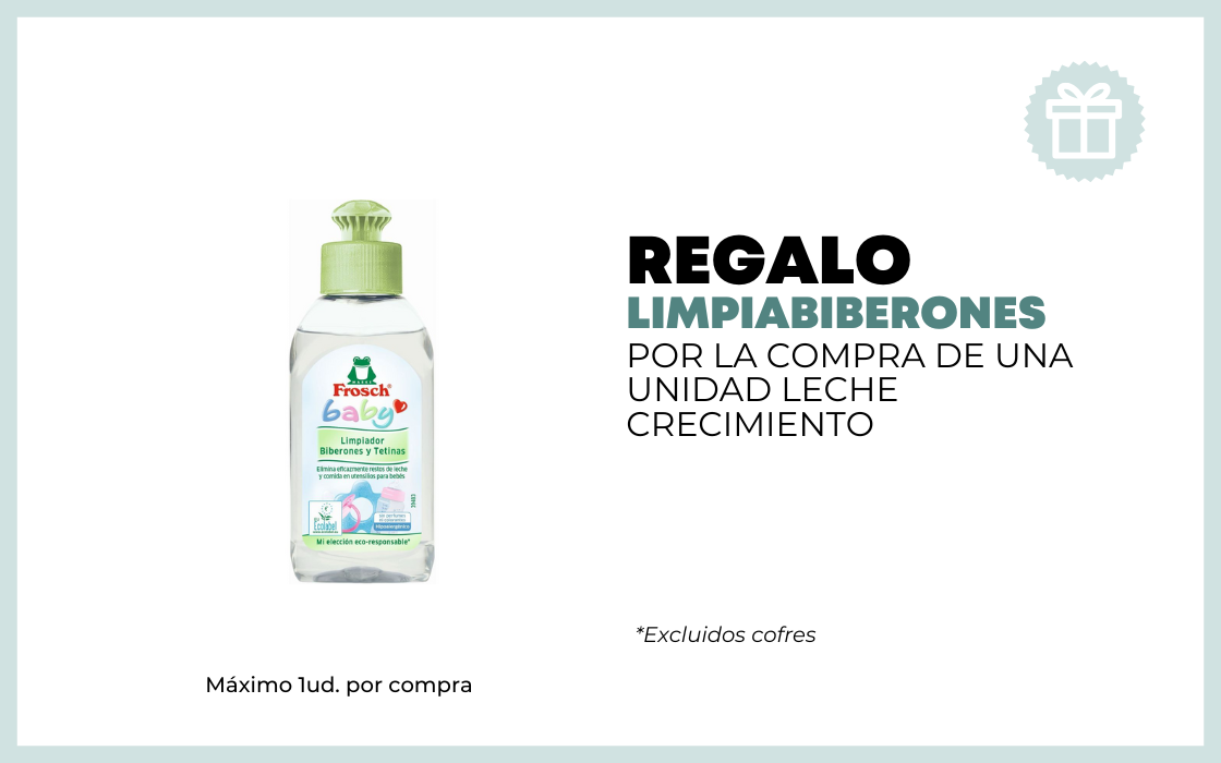 REGALO LIMPIABIBERONES 100ML POR LA COMPRA DE CUALQUIER BIBERÓN