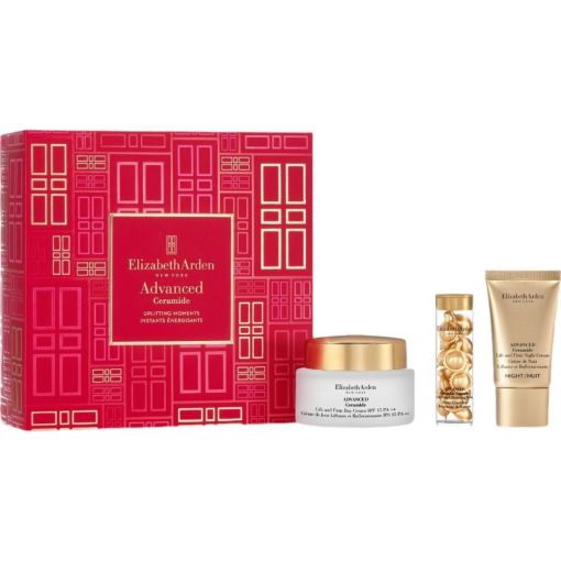 Elizabeth Arden Advanced Ceramide Lift And Firm Day Cream Spf 15 Estuche Crema de día reafirmante alisa arrugas refuerza la barrera y reafirma piel más joven 50 ml