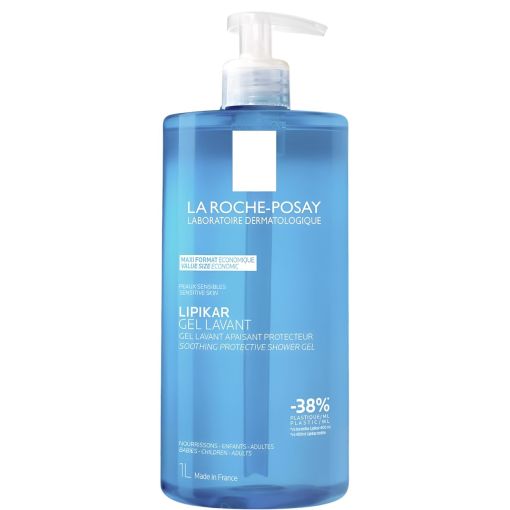 La Roche Posay Lipikar Gel Lavant Gel de ducha protector dermatológico limpia y protege para toda la familia 1000 ml