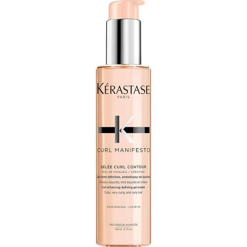 Kerastase Curl Manifesto Gelée Curl Contour Gel nutritivo antiencrespamiento con miel de manuka para cabello ondulado o rizado 150 ml