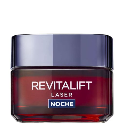 L'Oreal Revitalift Laser Crema Efecto Mascarilla Anti-Edad Noche Crema de noche antiedad mejora la textura y reconstituye con proxylane concentrado 50 ml