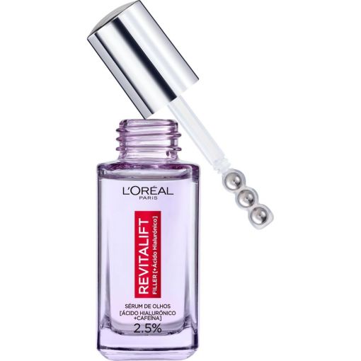 L'Oreal Revitalift Filler [+ Ácido Hialurónico] Sérum De Ojos Sérum de ojos rellena patas de gallo y corrige ojeras efecto refrescante 15 ml