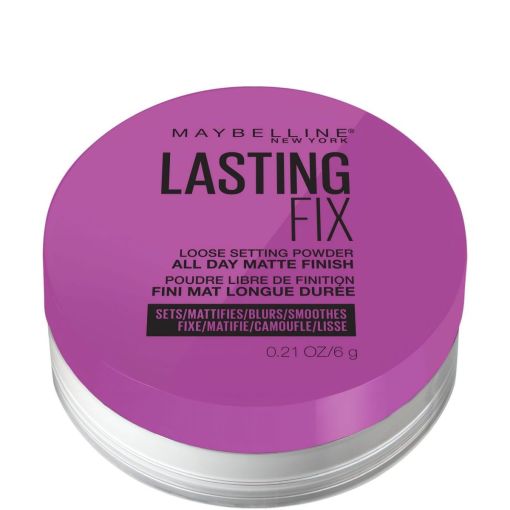 Maybelline Master Fix Loose Setting Polvos sueltos matificantes y fijadores permiten una aplicación óptima sin sensación de aspereza en la piel