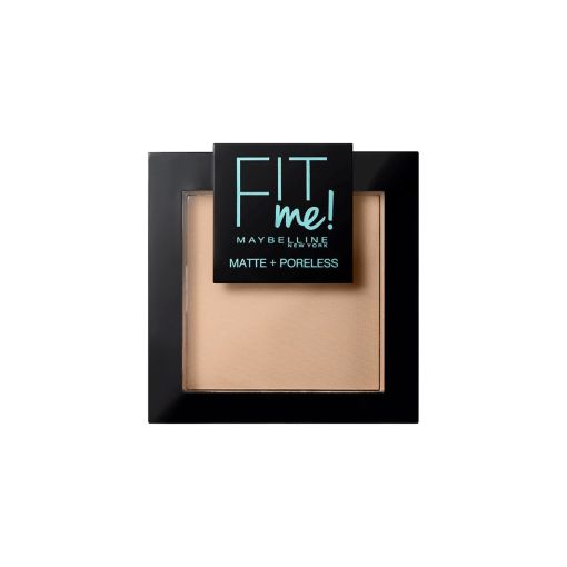 Maybelline Fit Me! Matte + Poreless Polvos Polvos compactos matificantes para un acabado  antibrillos