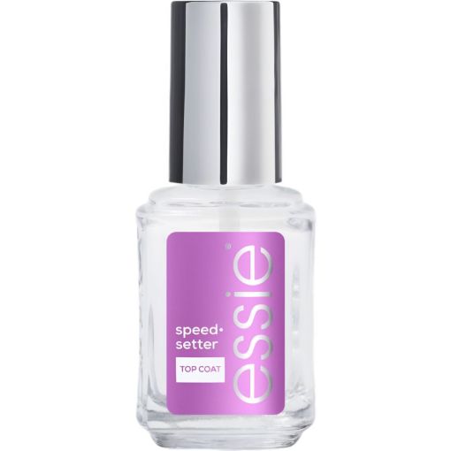 Essie Speed Setter Top Coat Tratamiento superior para acabado brillante y secado rápido en menos de 1 minuto