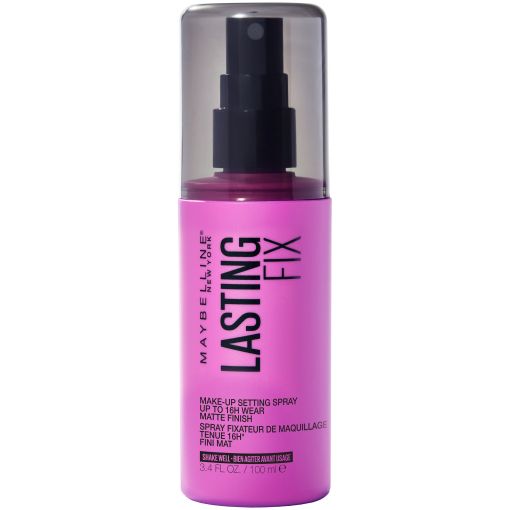 Maybelline Lasting Fix Spray fijador de maquillaje acabado mate hasta 16 horas de duración 100 ml