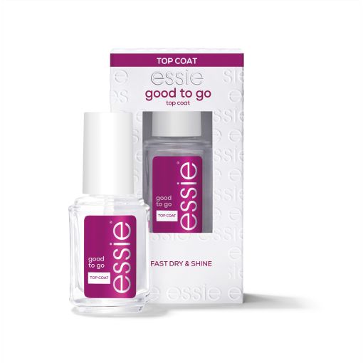 Essie Good To Go Top Coat Tratamiento superior acabado brillante y secado rápido