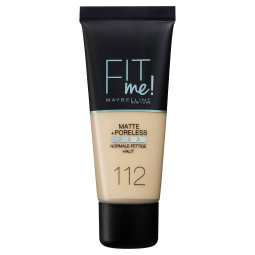 Maybelline Fit Me! Matte + Poreless Maquillaje Base de maquillaje con micropolvos borradores de brillos y poros para un acabado mate