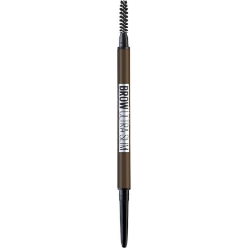 Maybelline Brow Ultra Slim Lápiz de cejas con cepillo de punta fina y trazo suave para un acabado natural perfecto y definido