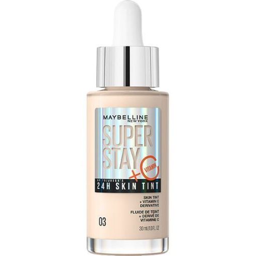 Maybelline Super Stay + Vitamin 24 H Skin Tint Base de maquillaje con vitamina c ilumina el rostro y aporta luminosidad