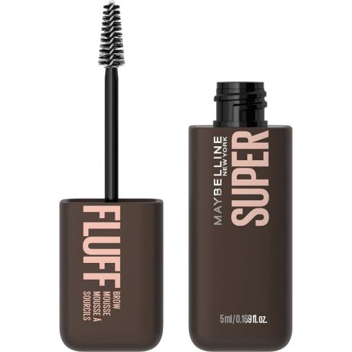 Maybelline Superfluff Brow Mousse Mousse de cejas esculpidor ofrece color y fijación al instante para acabado más marcado