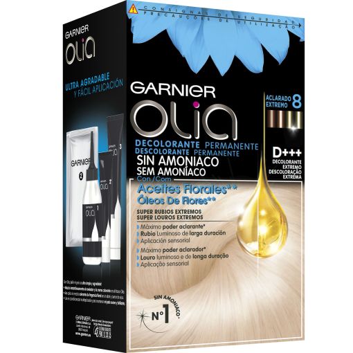 Garnier Olia Coloración Permanente Tinte para cabello sin amoníaco para color extremadamente fiel que no se desvanece con el tiempo