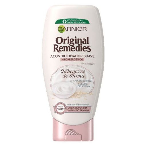 Original Remedies Délicatesse De Avena Acondicionador Suave Acondicionador para cabello y cuero cabelludo sensible cuida y protege 250 ml