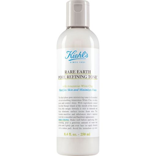 Kiehl'S Rare Earth Pore Refining Tonic Tónico facial bifásico elimina suciedad grasa y toxinas reduciendo el brillo y matificando la piel 250 ml