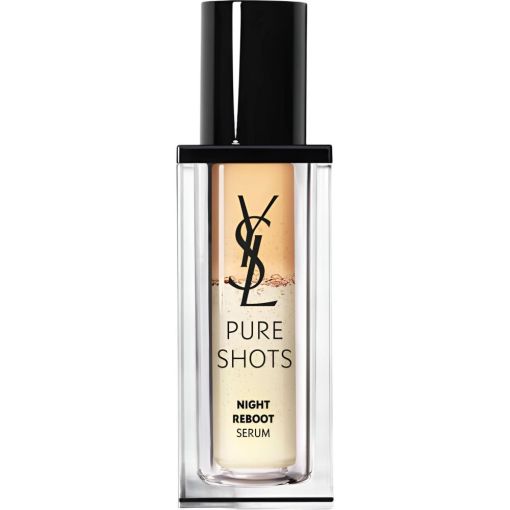 Yves Saint Laurent Pure Shots Night Reboot Serum Sérum de noche antiedad reduce líenas finas para piel más suave radiante y poros menos visibles 50 ml