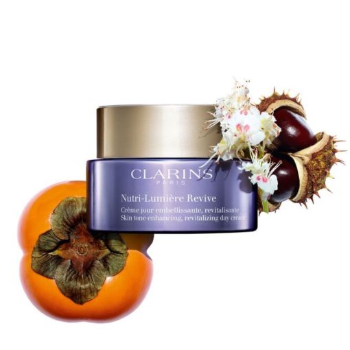 Clarins Nutri-Lumière Revive Crème Jour Crema de día hidratante neutraliza el tono apagado para efecto embellecedor inmediato 50 ml