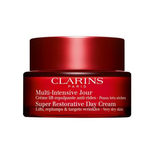 Clarins Multi-Intensive Jour Peaux Très Sèches Crema de día antiarrugas reafirmante piel visiblemente más rellenadada y firme para piel seca 50 ml