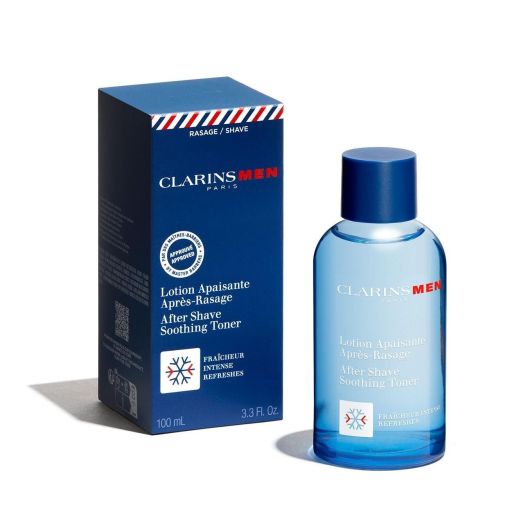 Clarins Men Lotion Apaisante After Shave Toner After shave no graso ni pegajoso reconfortante  energiza calma e hidrata la piel 100 ml