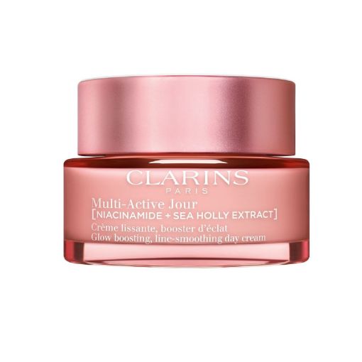 Clarins Multi-Active Jour Todo Tipo De Piel Crema de día nutre alisa y potencia la luminosidad combatiendo primeras arrugas para piel lisa y más joven 50 ml