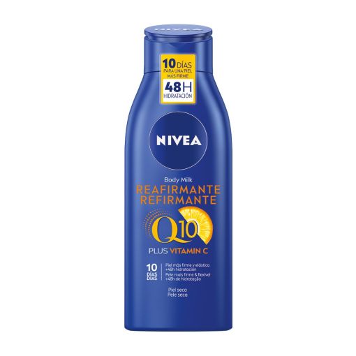 Nivea Q10 Plus Vitamina C Reafirmante Body Lotion Piel Seca Loción corporal reafirmante anticelulítico con vitamina c 48 h 400 ml