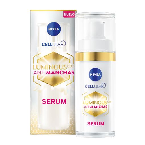 Nivea Cellular Luminous 630º Antimanchas Sérum Sérum de día antimanchas piel más uniforme y luminosa con ácido hialurónico 30 ml