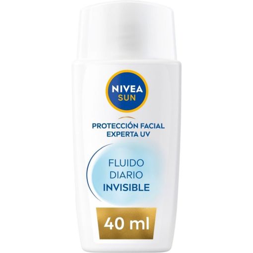 Nivea Sun Fluido Diario Invisible Spf 50+ Fluido facial antioxidante ultra ligero rápida absorción 40 ml