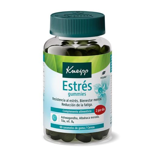 Kneipp Estrés Gummies Complemento Alimenticio Complemento alimenticio ayuda a la resistencia al estrés y al bienestar mental 60 uds