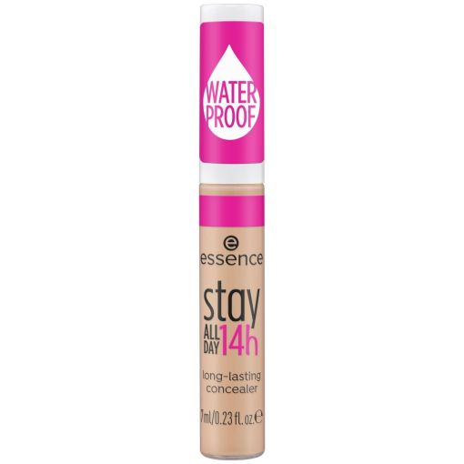 Essence Stay All Day 14h Long-Lasting Concealer Corrector facial resistente al agua oculta al instante imperfecciones rojeces y ojeras con acabado mate hasta 14 horas