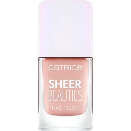 Catrice Sheer Beauties Nail Polish Esmalte de uñas nude acabado iluminado y semitransparente