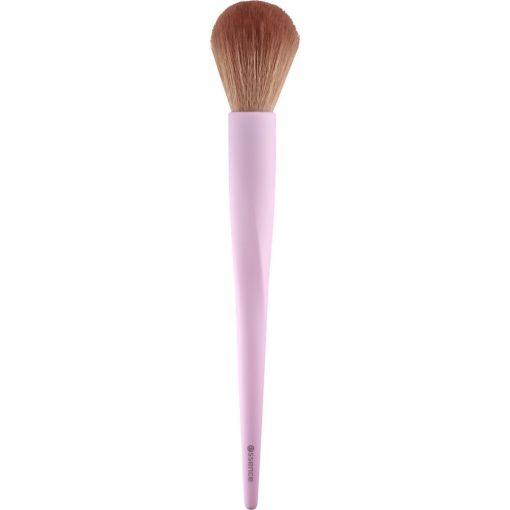 Essence Brush & Highlighter Brush Brocha de maquillaje para colorete e iluminador con cerdas suaves y mango de tacto sedoso