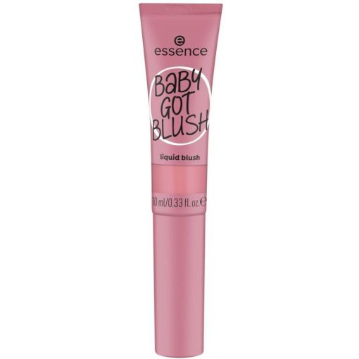 Essence Baby Got Blush Liquid Blush Colorete líquido con esponja aplicadora fácil de difuminar para look intenso