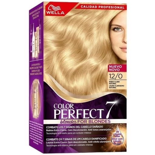 Wella Tinte Color Perfect 7 Tinte permanente combate los 7 signos del cabello dañado