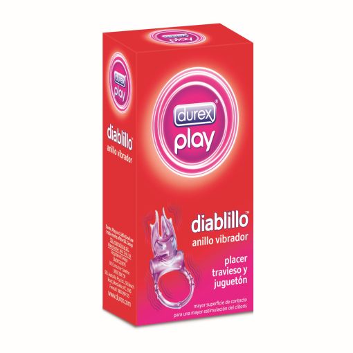 Durex Diablillo Anillo Vibrador Anillo vibrador placer travieso y juguetón proporciona hasta 30 minutos de estimulación