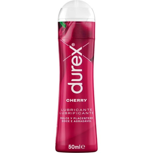 Durex Cherry Lubricante Lubricante íntimo mejora la intimidad de las relaciones son sabor y aroma 50 ml