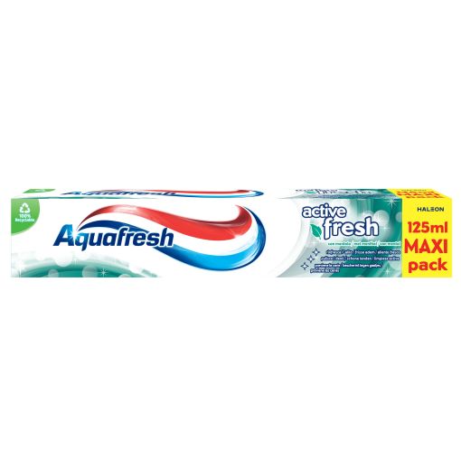 Aquafresh Pasta De Dientes Active Fresh Maxi Pack Pasta de dientes gran limpieza para una sensación de frescor con agradable sabor 125 ml