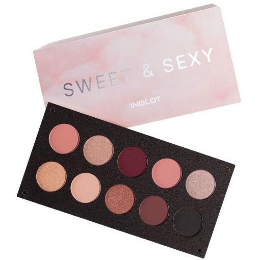 Inglot Sweet & Sexy Paleta de sombras para crear infinidad de looks 10 tonos