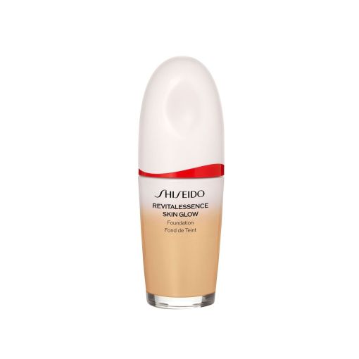 Shiseido Revitalessence Skin Glow Foundation Fond De Teint Base de maquillaje cobertura media proporciona resultados luminosos