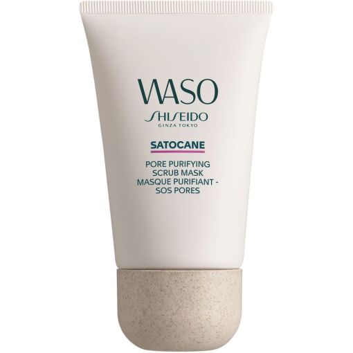 Shiseido Waso Satocane Pore Purifying Scrub Mask Mascarilla facial purificante elimina impurezas y puntos negros con arcilla 80 ml