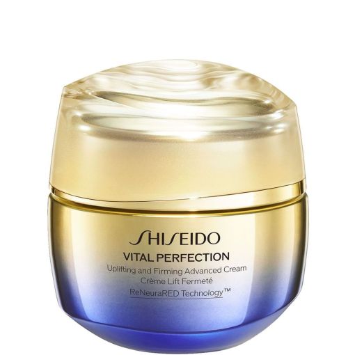 Shiseido Vital Perfection Uplifting And Firming Advanced Cream Crema de día y noche antiedad regenera redensifica e ilumina piel más tersa firme y joven 50 ml