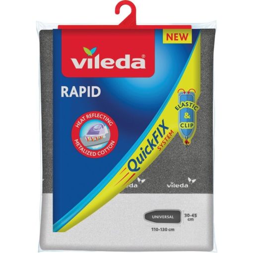 Vileda Funda Para Plancha Rapid Quickfix System Funda universal para plancha planchado más rápido y fácil