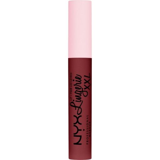 Nyx Professional Makeup Lingerie Xxl Lip Barra de labios líquida ofrece color mate suave 16 horas de larga duración