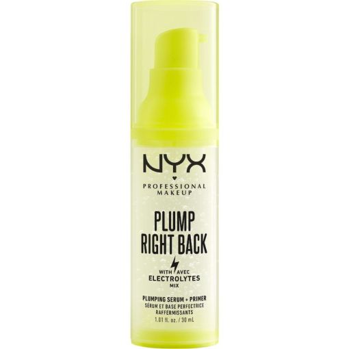 Nyx Professional Makeup Plump Right Back Prebase y sérum con ácido hialurónico y múltiples vitaminas