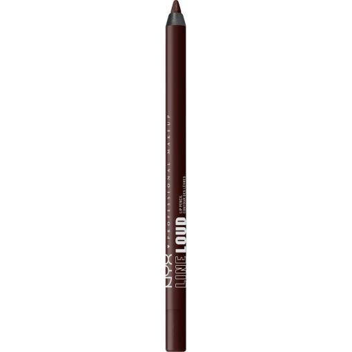 Nyx Professional Makeup Line Loud Lip Pencil Perfilador de labios ofrece fórmula cremosa y resistente al agua para acaado mate y suave