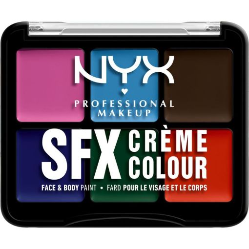 Nyx Professional Makeup Sfx Crème Colour Face & Body Paint Edición Limitada Paleta de maquillaje para rostro y cuerpo inspirada en halloween ofrece acabado seco de larga duración